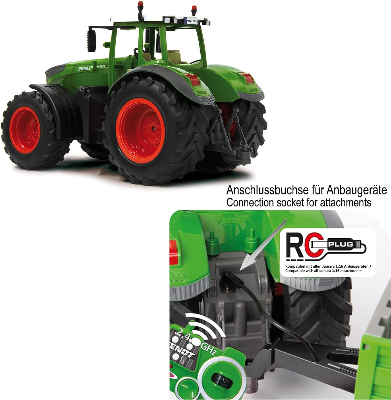 Jamara 405035" Fendt 1050 Vario Remote Controlled Device, 1:16 Scale