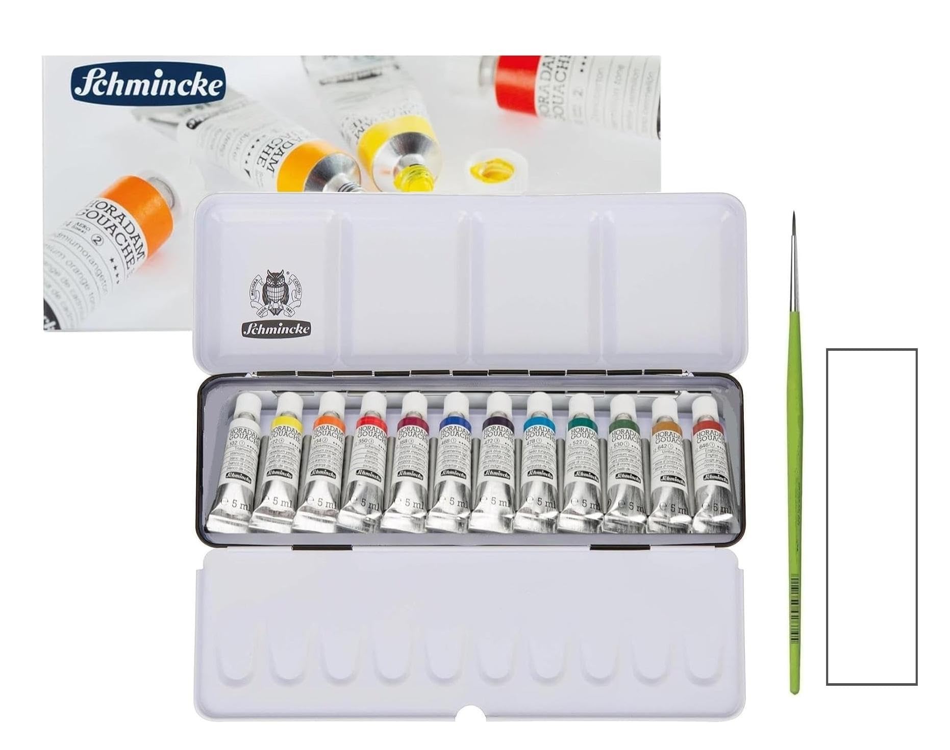Gouache extra-fines Schmincke HORADAM 12 tubes peindre vos illustrations et carnets de voyage