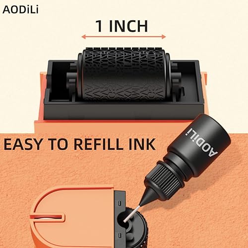 Miniatura 8 de Sello de rodillo de protección contra robo de identidad, sello de seguridad de privacidad de identificación antirrobo con abridor de cajas, hoja de