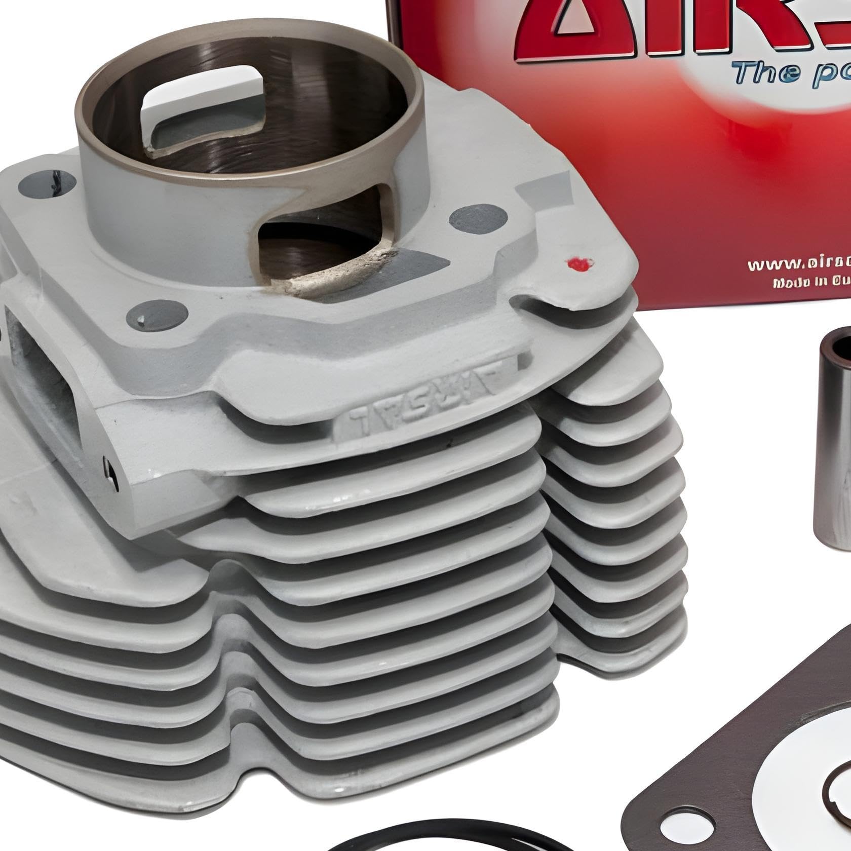 Roue Kit AIRSAL 67 ccm MBK AV7 | En alliage léger, capacité 67 centimètres cubes, alésage 45 millimètres, axe piston 13 millimètres; culasse d'origine gardée