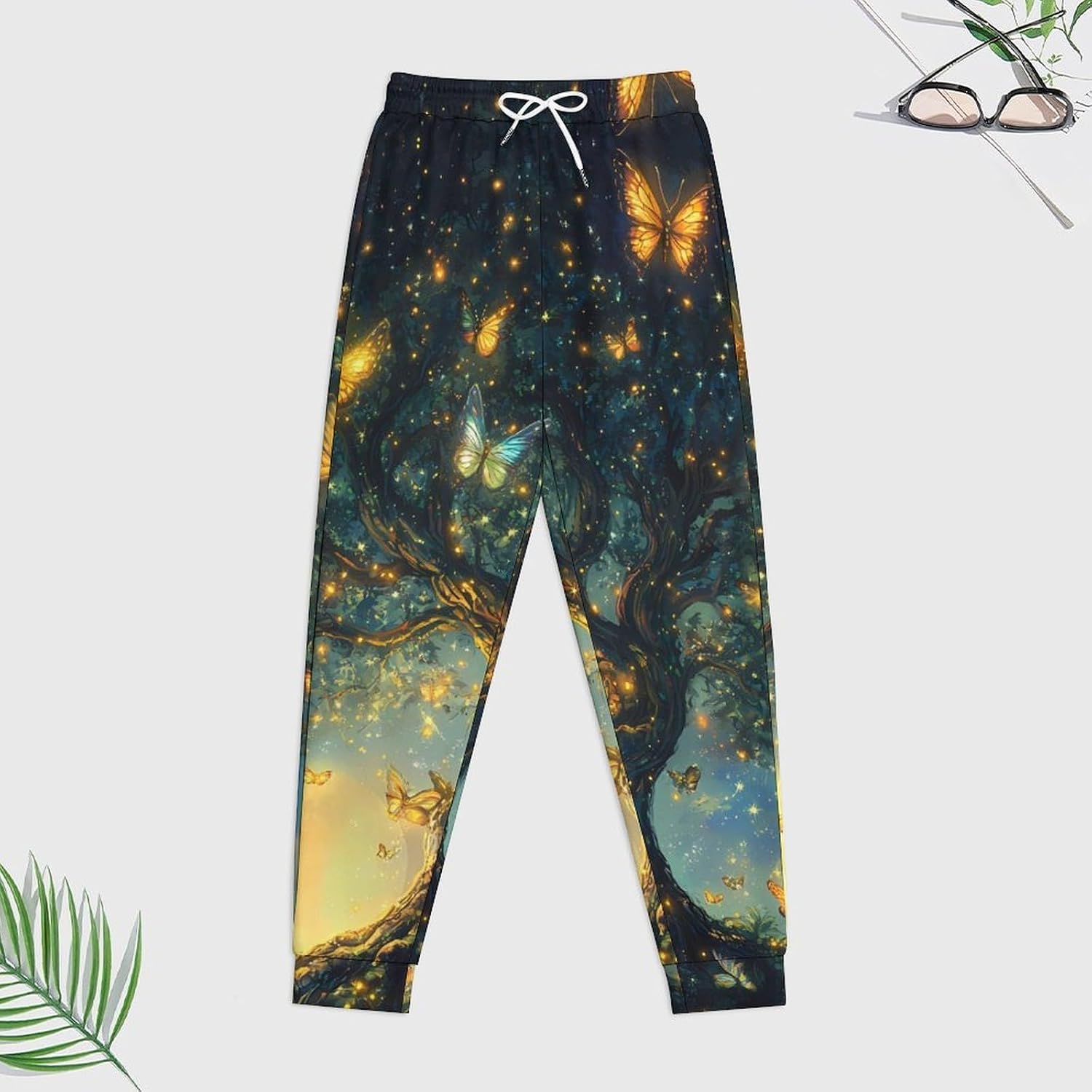 Butterfly Treelife Adult 2 Piece Tracksuits Hoodie Sweatshirt And Joggers Sweatpants Sweat Suit Outfits