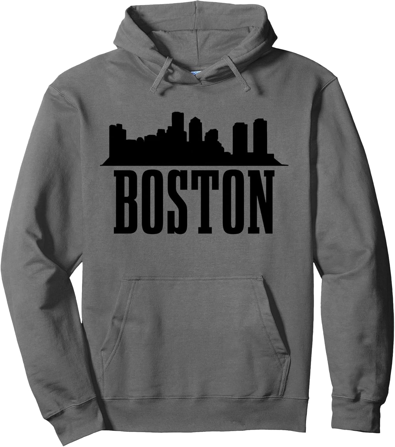 Boston Skyline Massachusetts Pride Gift Pullover Hoodie