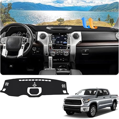 Miniatura 197 de FIILINES - Cubierta para tablero, accesorio para tablero de malla antideslizante, parasol sin reflejos y protector compatible con Toyota RAV4