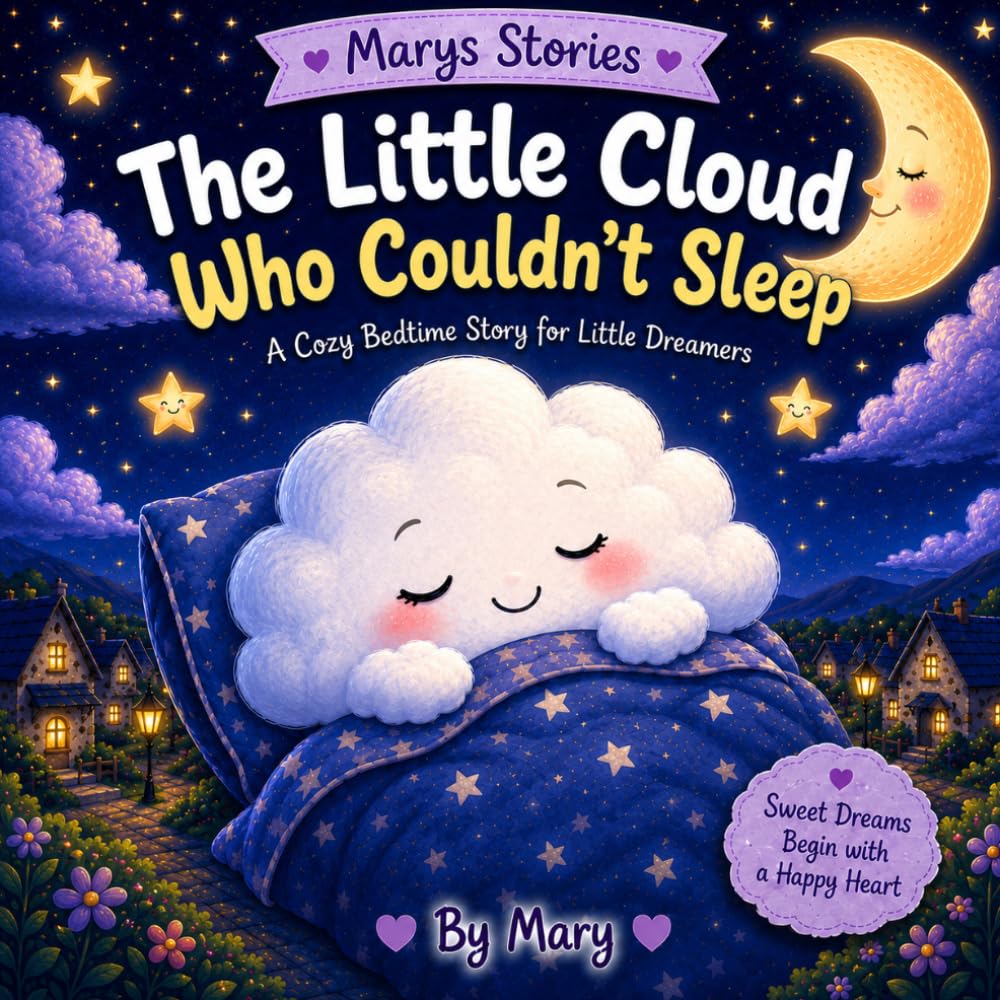 The Little Cloud Who Couldn’t Sleep: A Cozy Bedtime Story for Little Dreamers