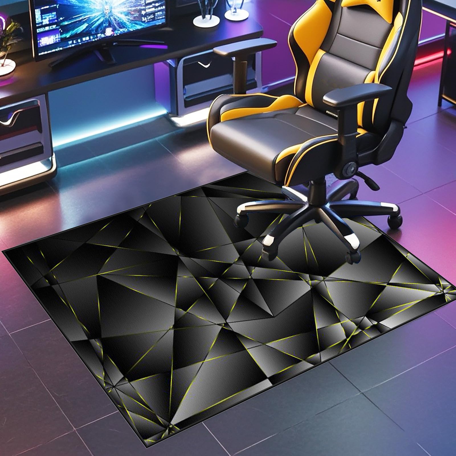 Office Chair Mat for Hardwood Floor | Heavy Duty Desk Chair Mat for Carpeted Floors | Non-slip Carpet Protector Chair Mat 70 x 100 cm | Floor Protectors for Chairs Gaming Chair Mat Floor Protectors