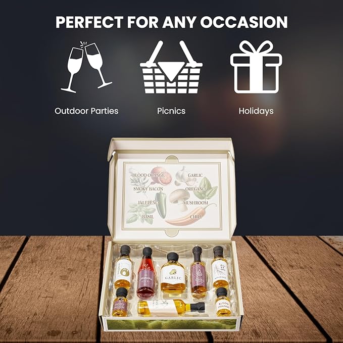 Kiri & Sons Set de 8 Aceites de Oliva Gourmet Saborizados miniatura 6