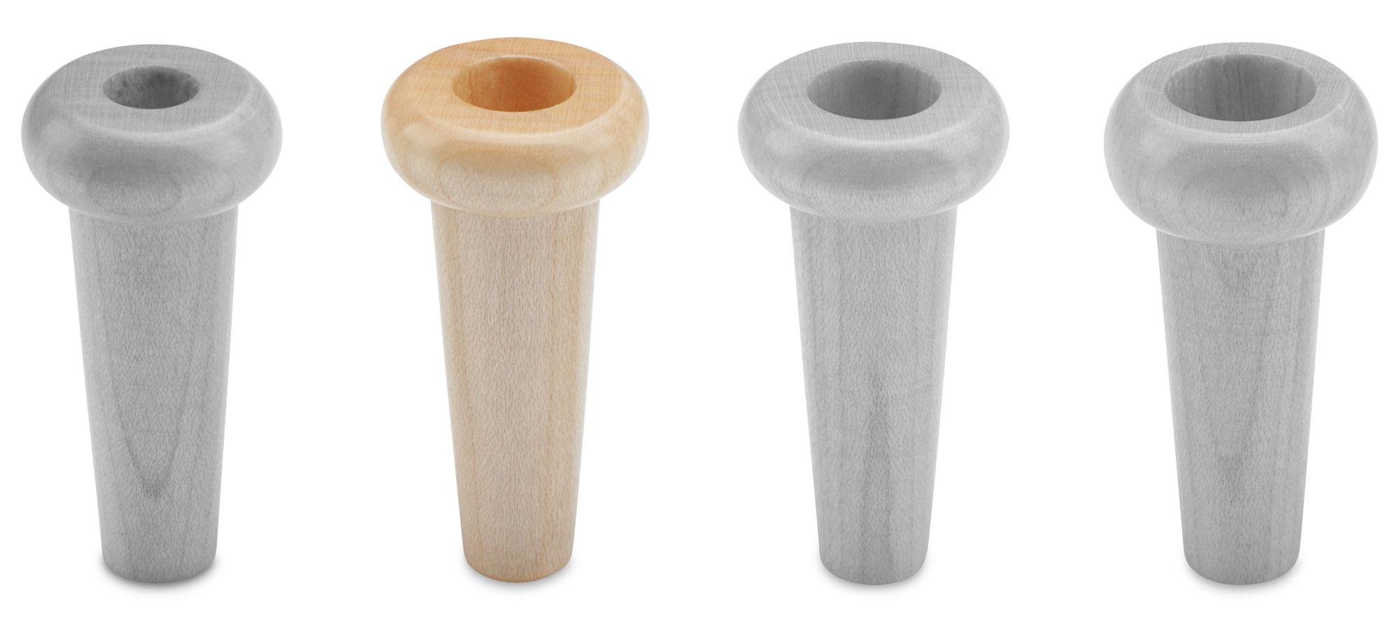 ADA2 Adapter Alphorn für Flügelhorn- und Trompetenmundstück (auf Alphorn mit Messingmundstück spielen) Ahorn