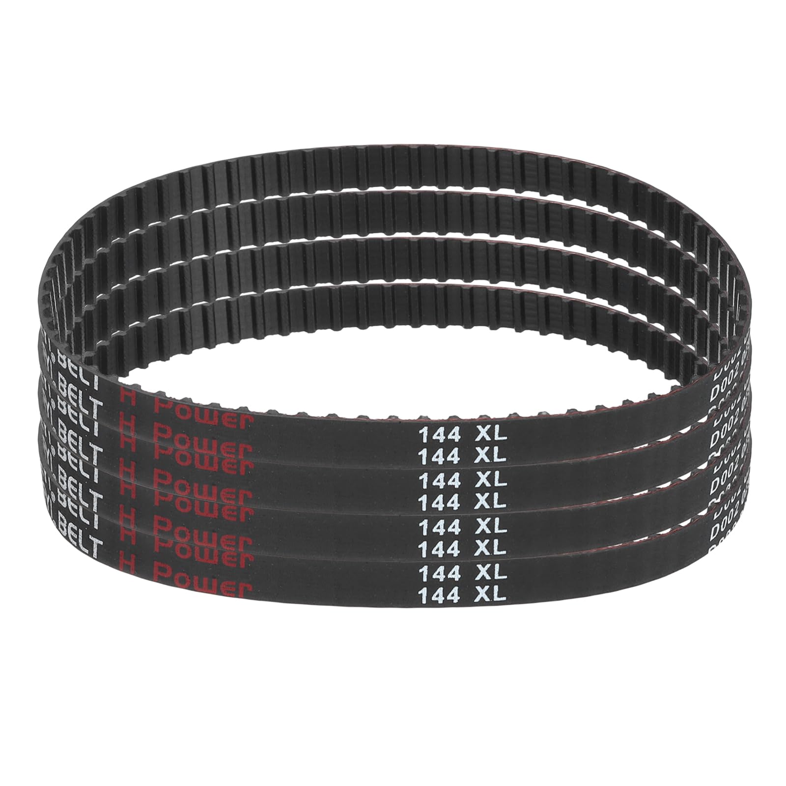 uxcell 4pcs 160XL 037 Timing Belt 80 Teeth Rubber Geared Cogged Belt, 0.37" Width, 0.20" Pitch Mechanical Replacement Belts — Amazon image 23
