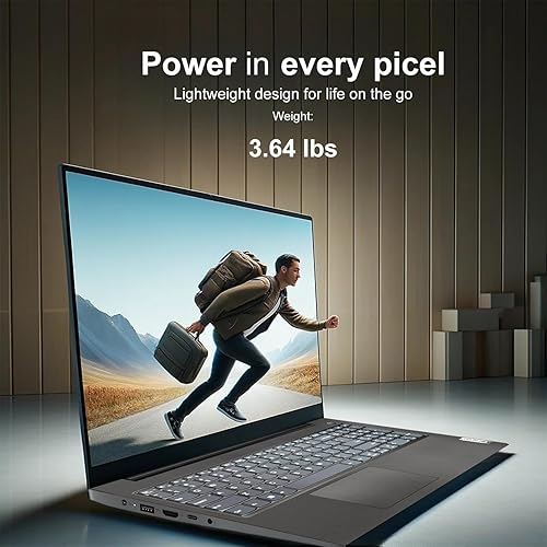 Miniatura 4 de Lenovo Laptop V15 Gen 4, pantalla FHD de 15.6 pulgadas, procesador AMD Ryzen 3 7320U, batería de larga duración, RJ-45, USB-C, HDMI, con paquete