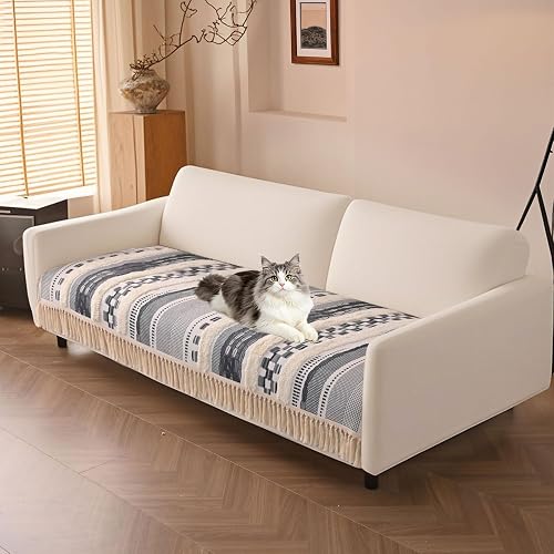 VClife Bohemian Tufted Loveseat Couch Cover for Sectional Sofa, 35.4 x 63