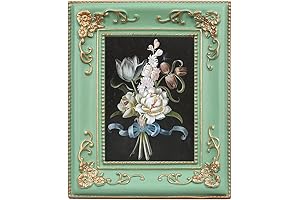 Green 2.5 x 3.5 inch Vintage Picture Frame