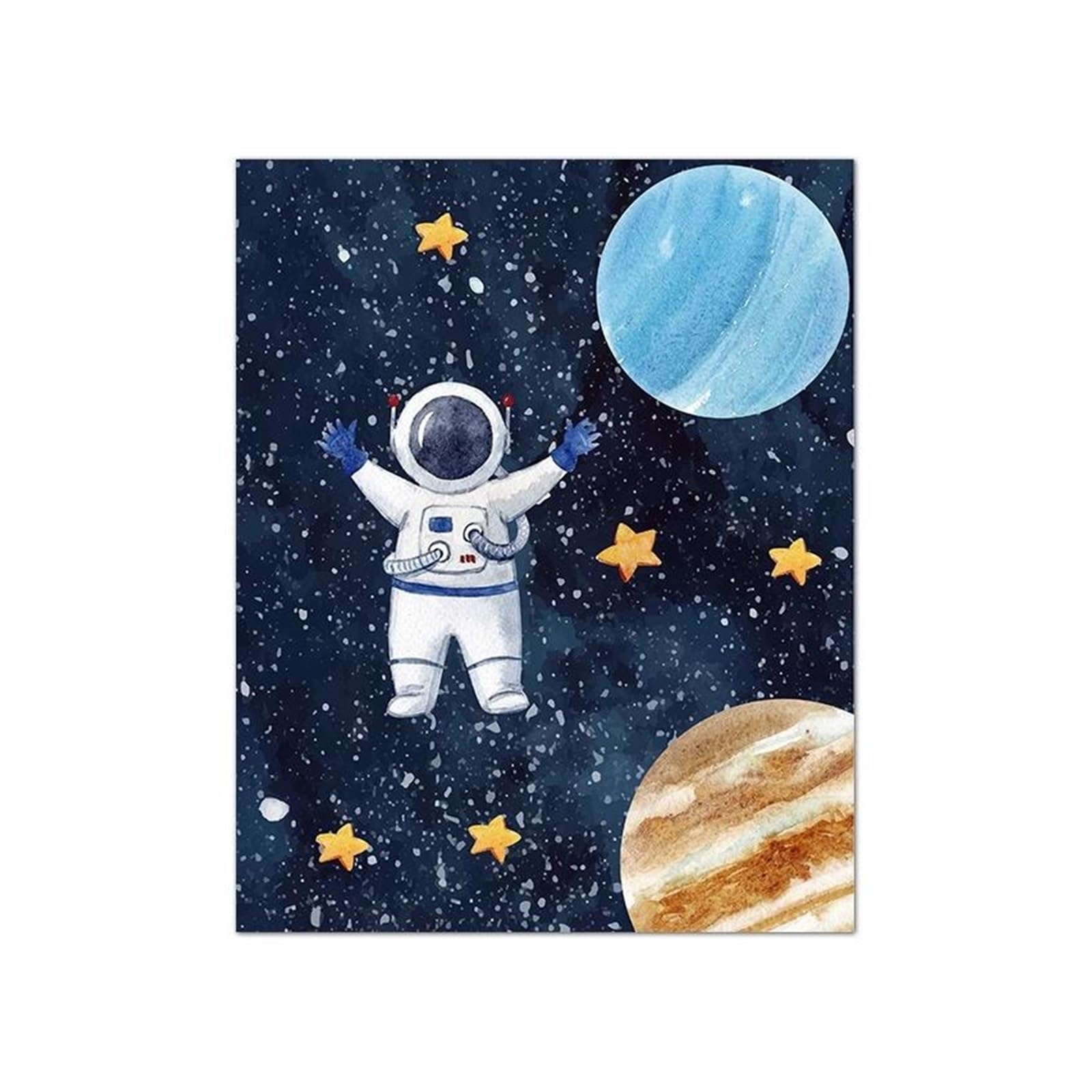 Toile d'astronautes et espace pour transformer la chambre des enfants