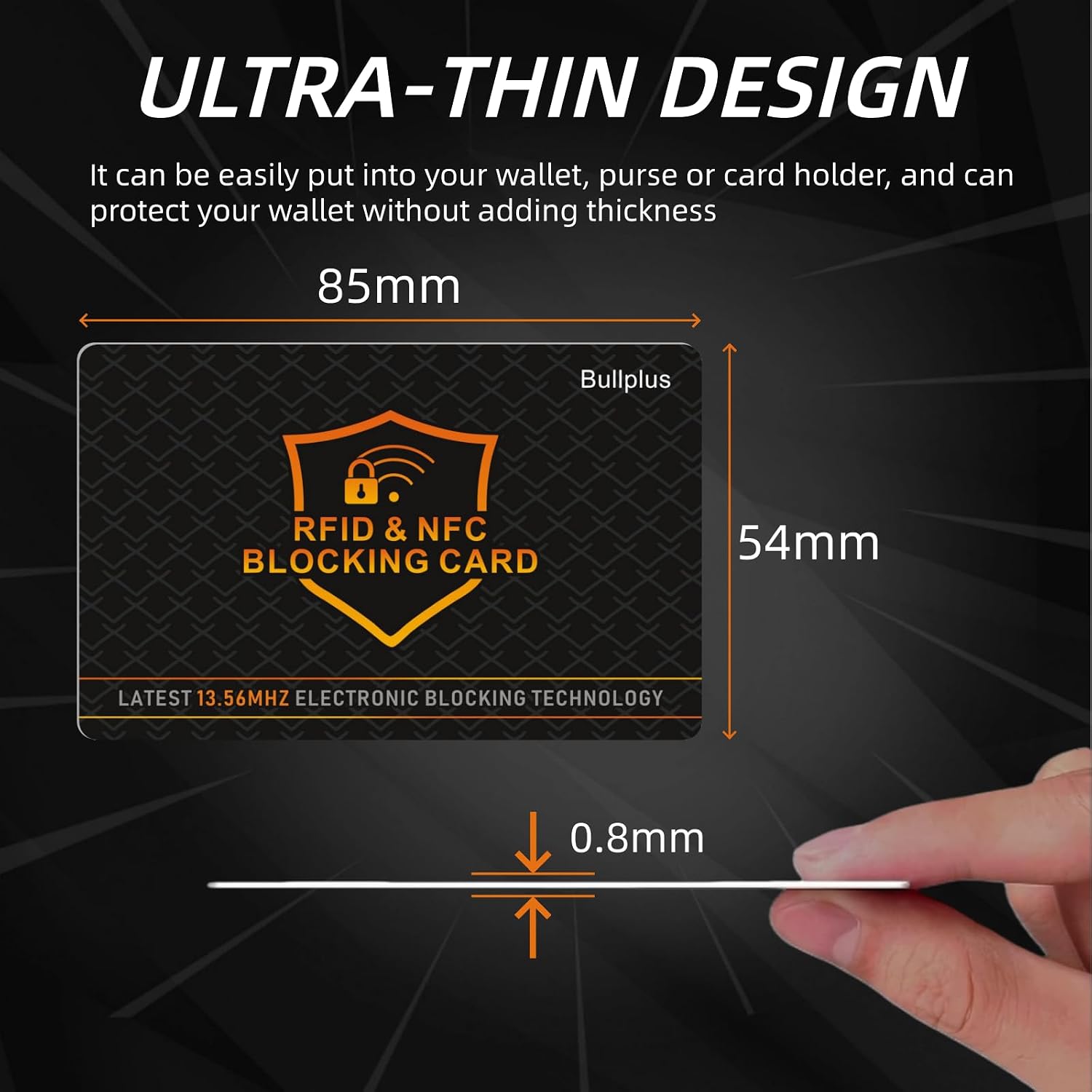 5 Pack RFID Blocking Card for Men & Women