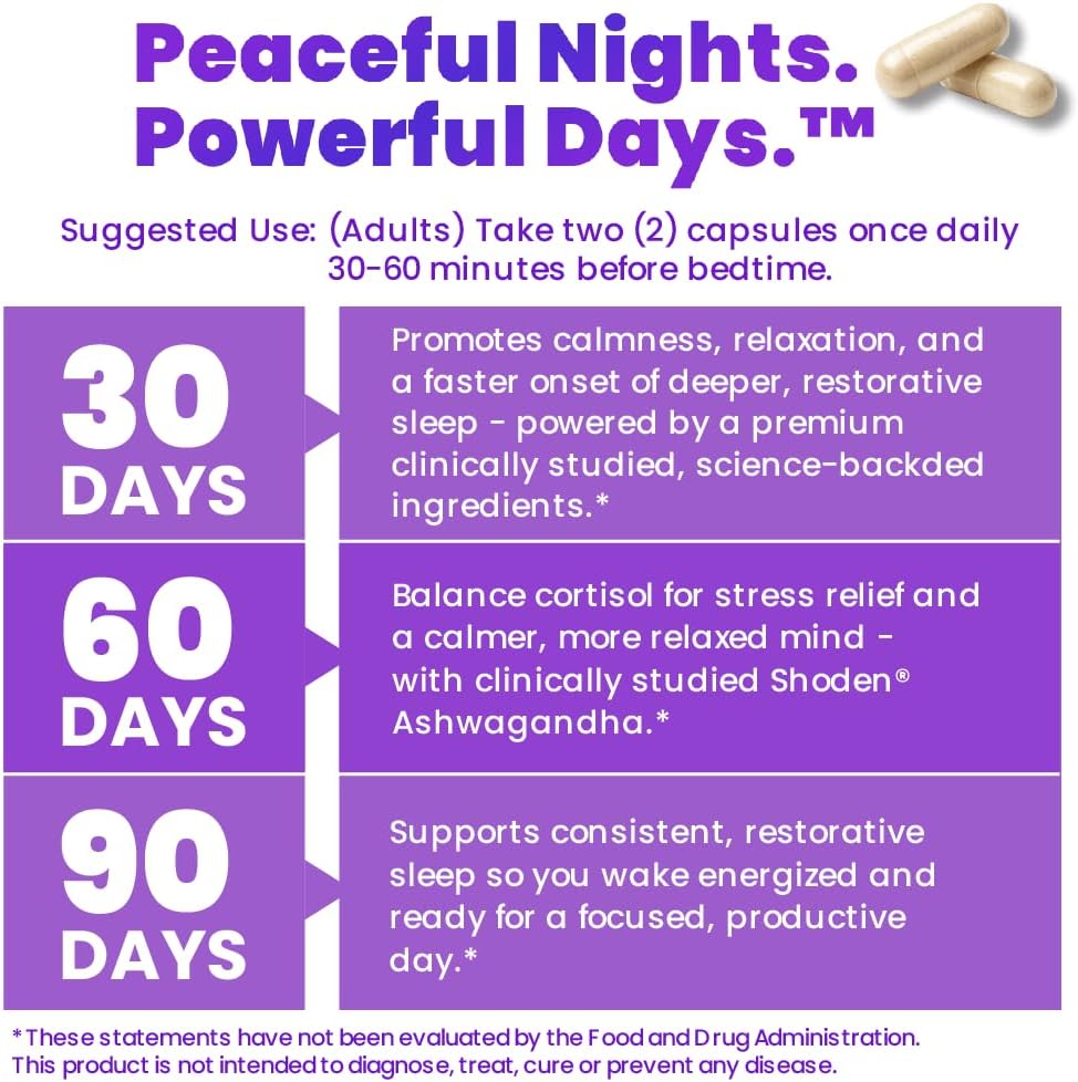 DormiOn™ Melatonin-Free Sleep Aid with 10-in-1 Clinically-Proven Ingredients. Supports Relaxation, Stress & Cortisol Balance and Restore Healthy Sleep Rhythm — No Grogginess. No Habit Forming. - Image 7