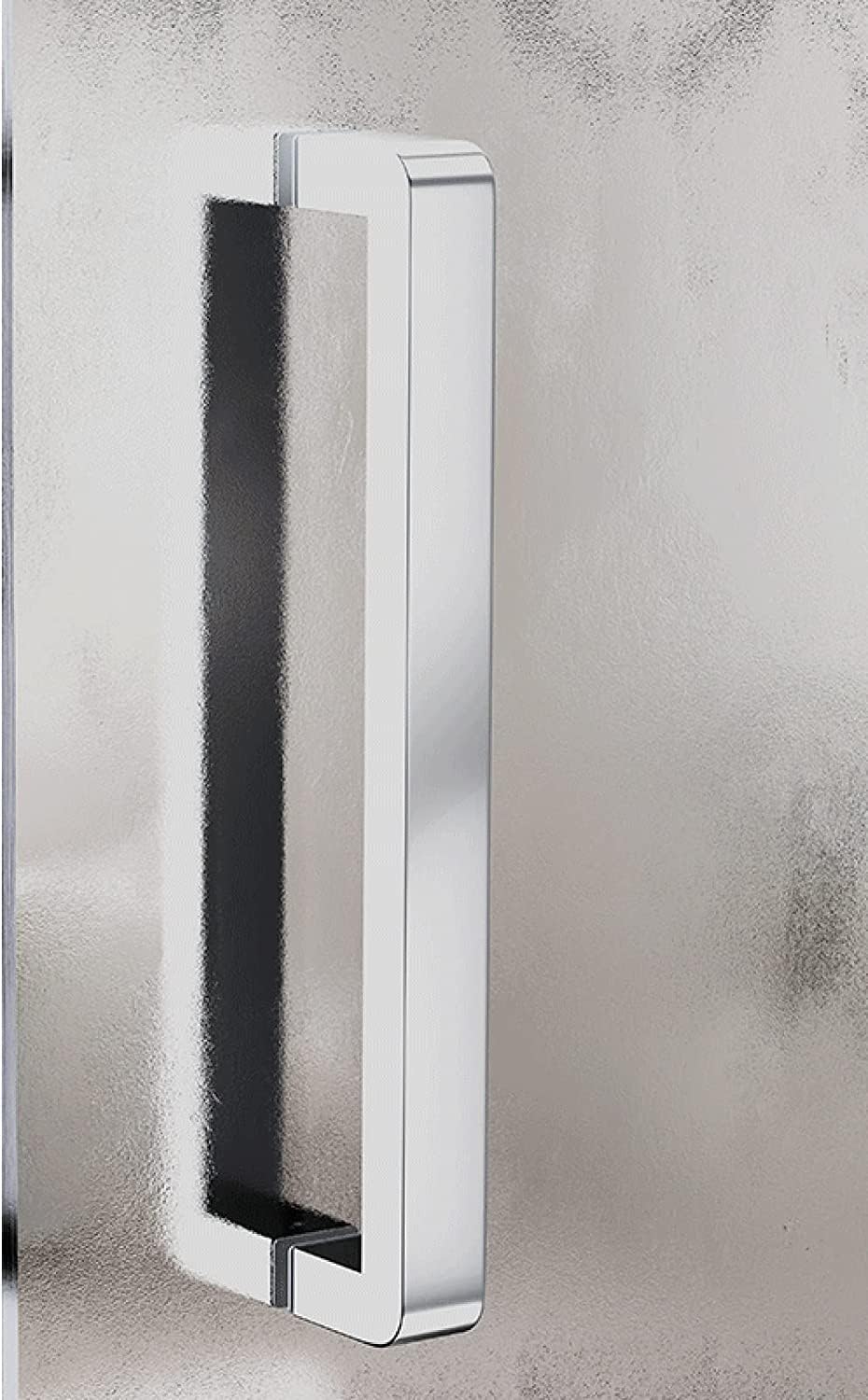 Door Handle Sets Door Pull Handle Sliding Barn Door Handle Modern Pull Bar Handle,Modern Extra Long Door Handles for Glass Door,Wood,Round Corner with Mounting Hardware,Heavy Duty