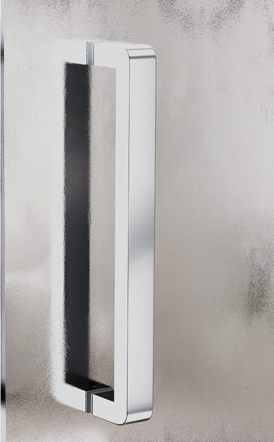 Door Handle Sets Door Pull Handle Sliding Barn Door Handle Modern Pull Bar Handle,Modern Extra Long Door Handles for Glass Door,Wood,Round Corner with Mounting Hardware,Heavy Duty