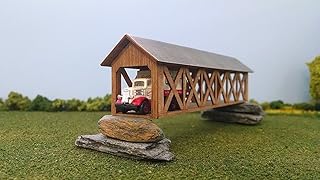 Train Time Laser HO Scale Feller Creek Covered Bridge Laser Cut Kit
