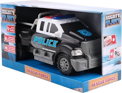 Miniatura 6 de Rescue Force - Camión de juguete con luces y sonidos realistas, construcción duradera y baterías incluidas, a partir de 3 años