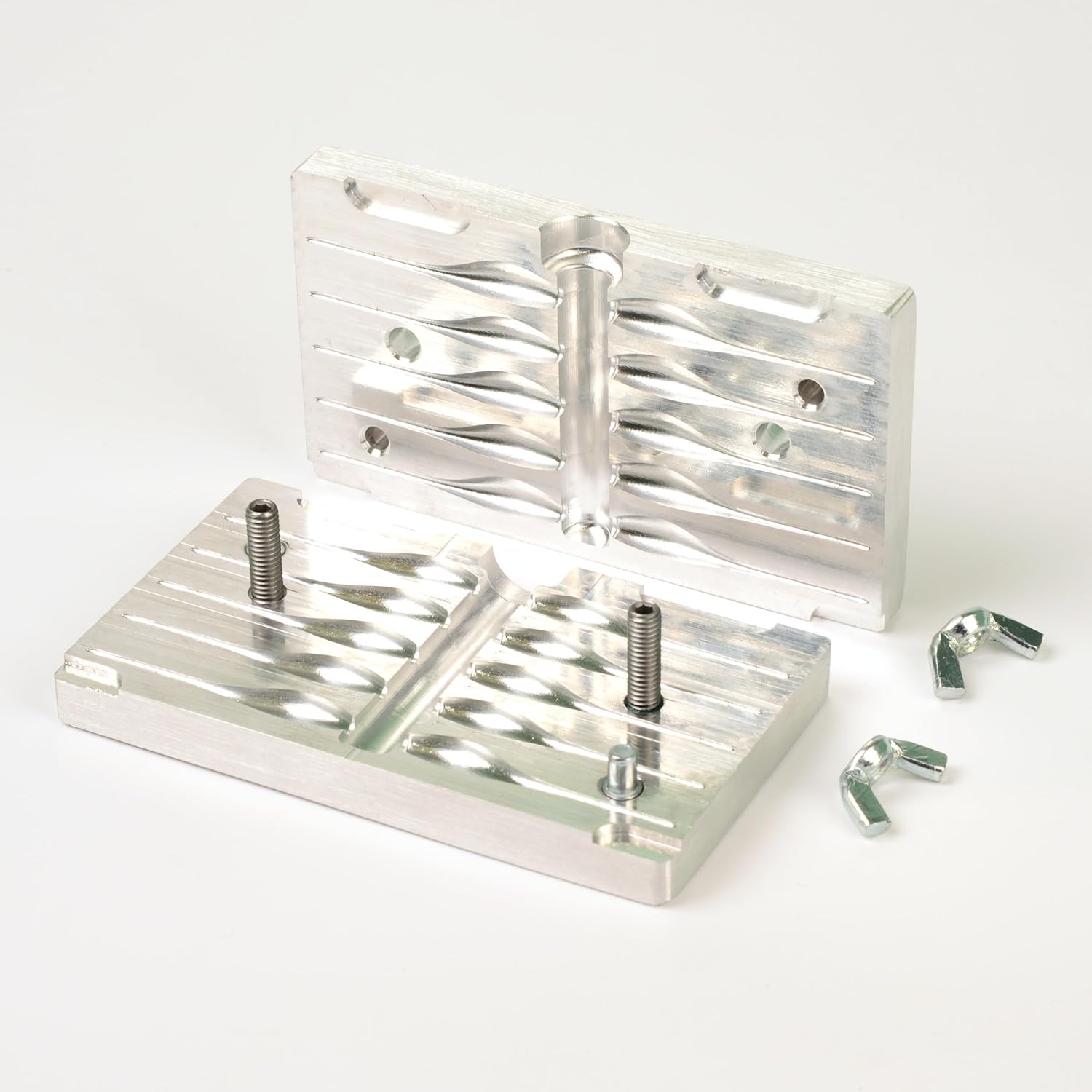 Soft Plastiс Mold Lure Making Injection Molds Fishing Lures Crappie 2'' 10 Cavity Aluminium - Image 4