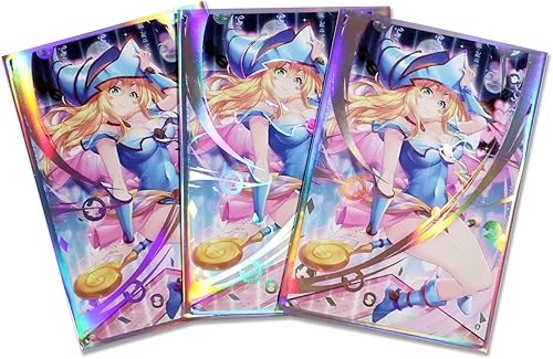 Miniatura 4 de Fundas holográficas de 50 unidades para tarjetas coleccionables con carga superior, para YuGiOhfundas de tarjetas de impresión de anime japonés (A07)