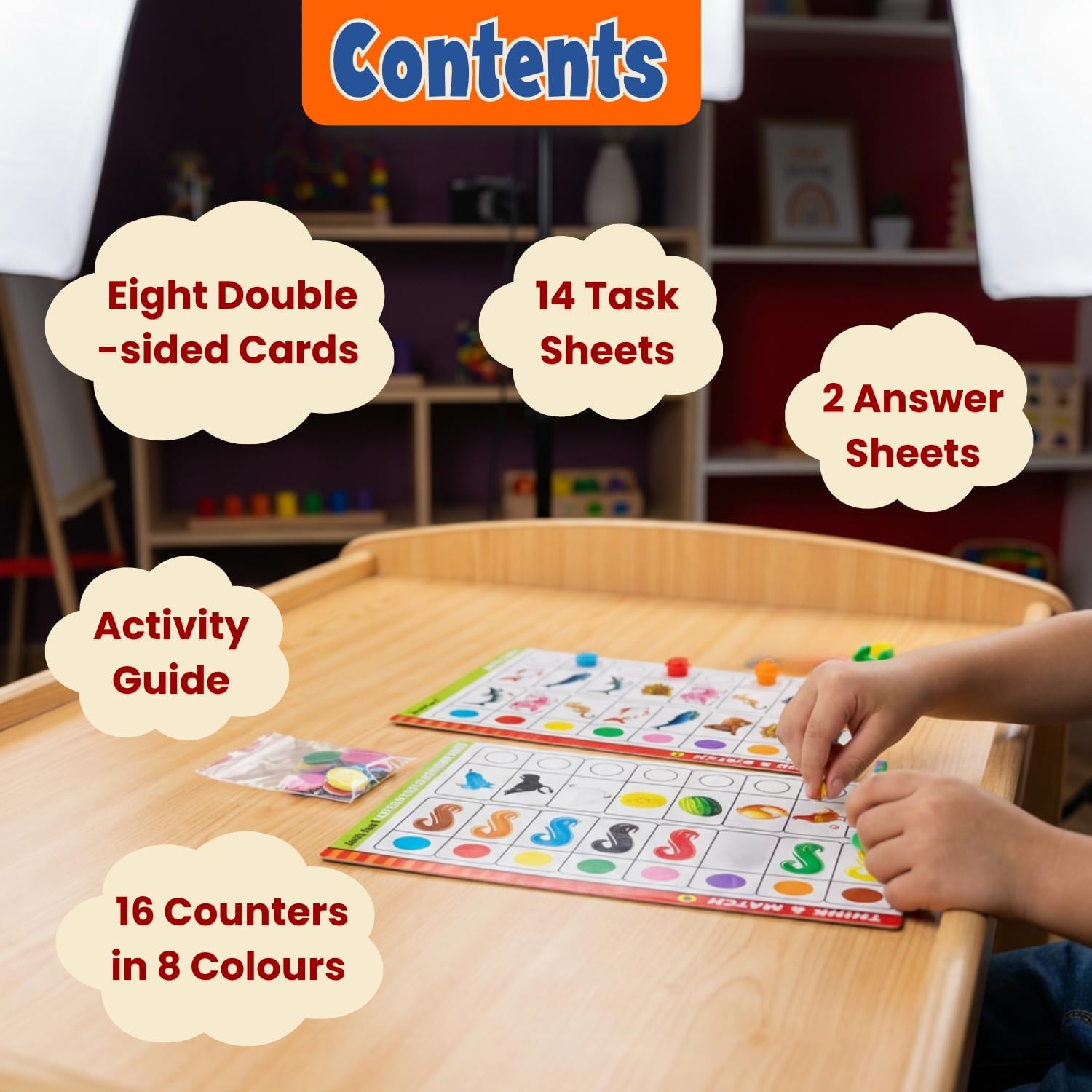 CRAZY CAJUN. Creative Educational Creative Pre-School Think and Match -I Cards