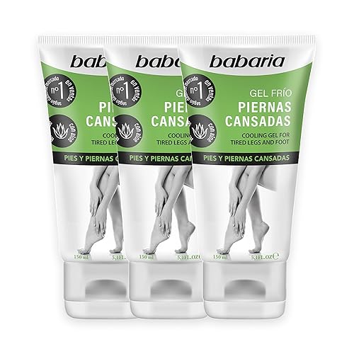 Miniatura 8 de Babaria Gel refrescante para piernas y pies - Efecto calmante y suavizante - Proporciona propiedades regeneradoras y calmantes - Infundido con