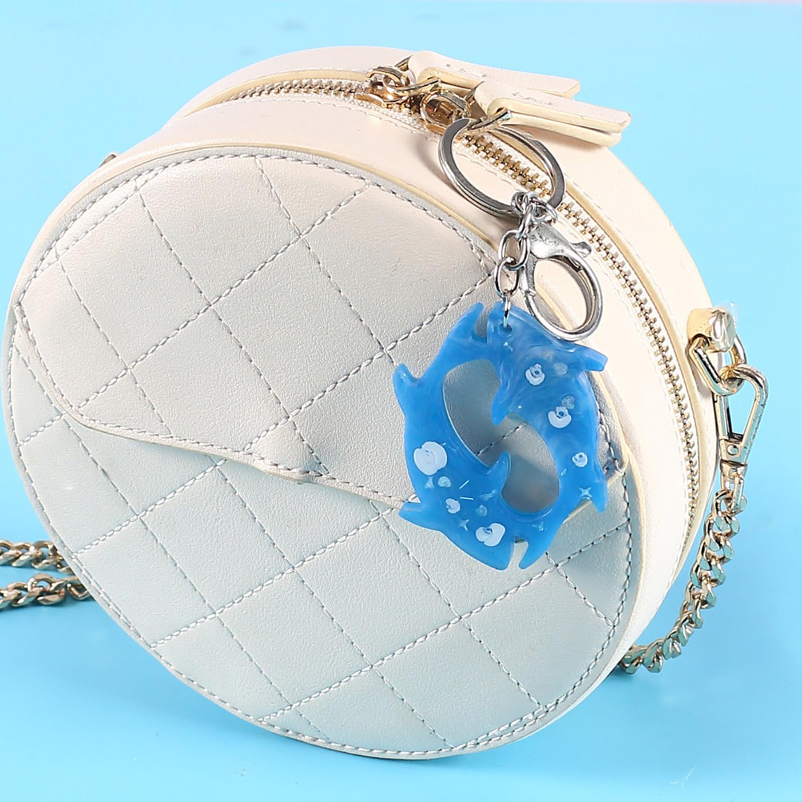 6 Stampi Silicone Per Resina - Forme Geometriche Per Ciondoli E Portachiavi