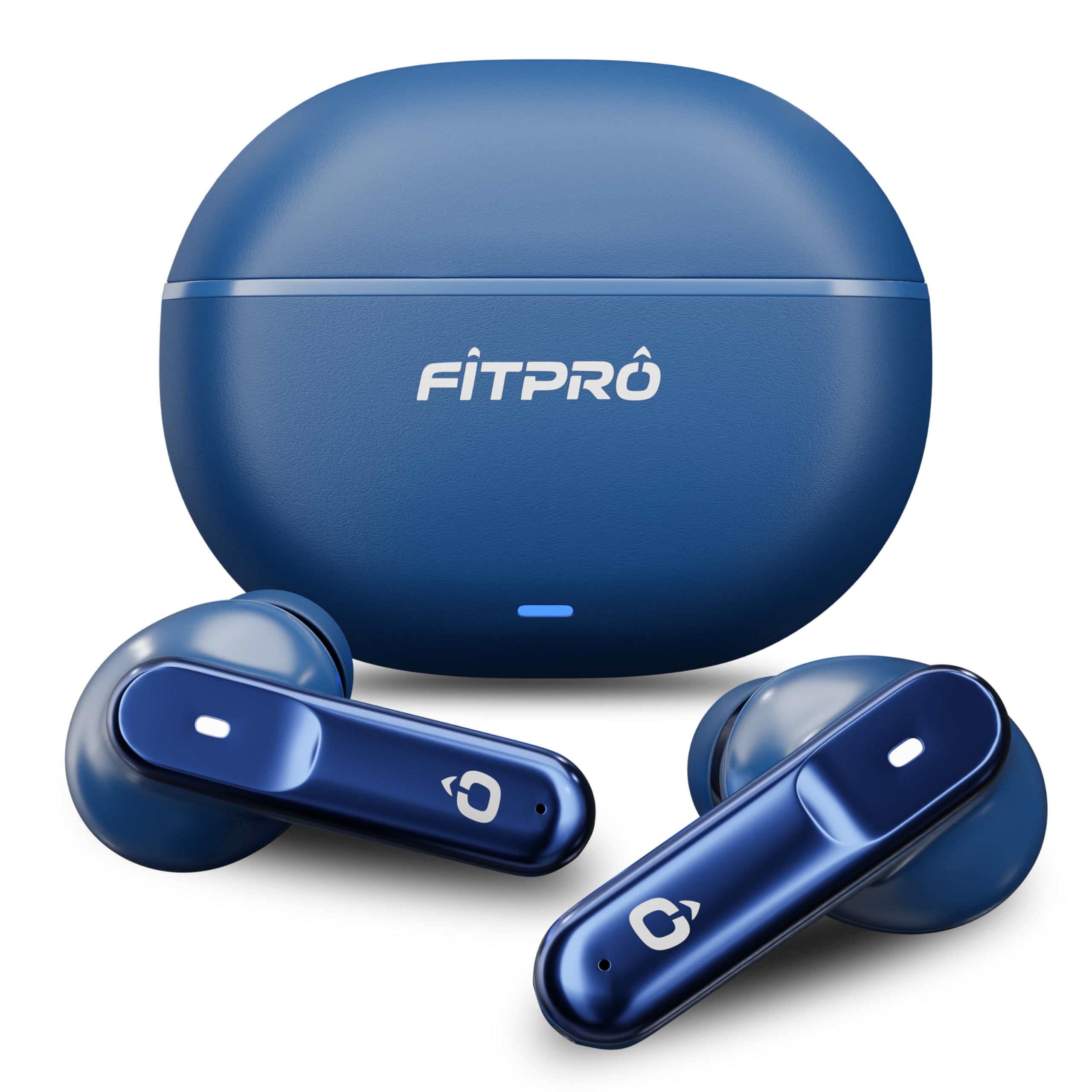 FitPro 151 True Wireless Earbuds with ENC, Touch Controls | 72Hrs Standby, HD Call Quality, Compact & Lightweight, Bluetooth Headset, Noise Cancellation-image-8