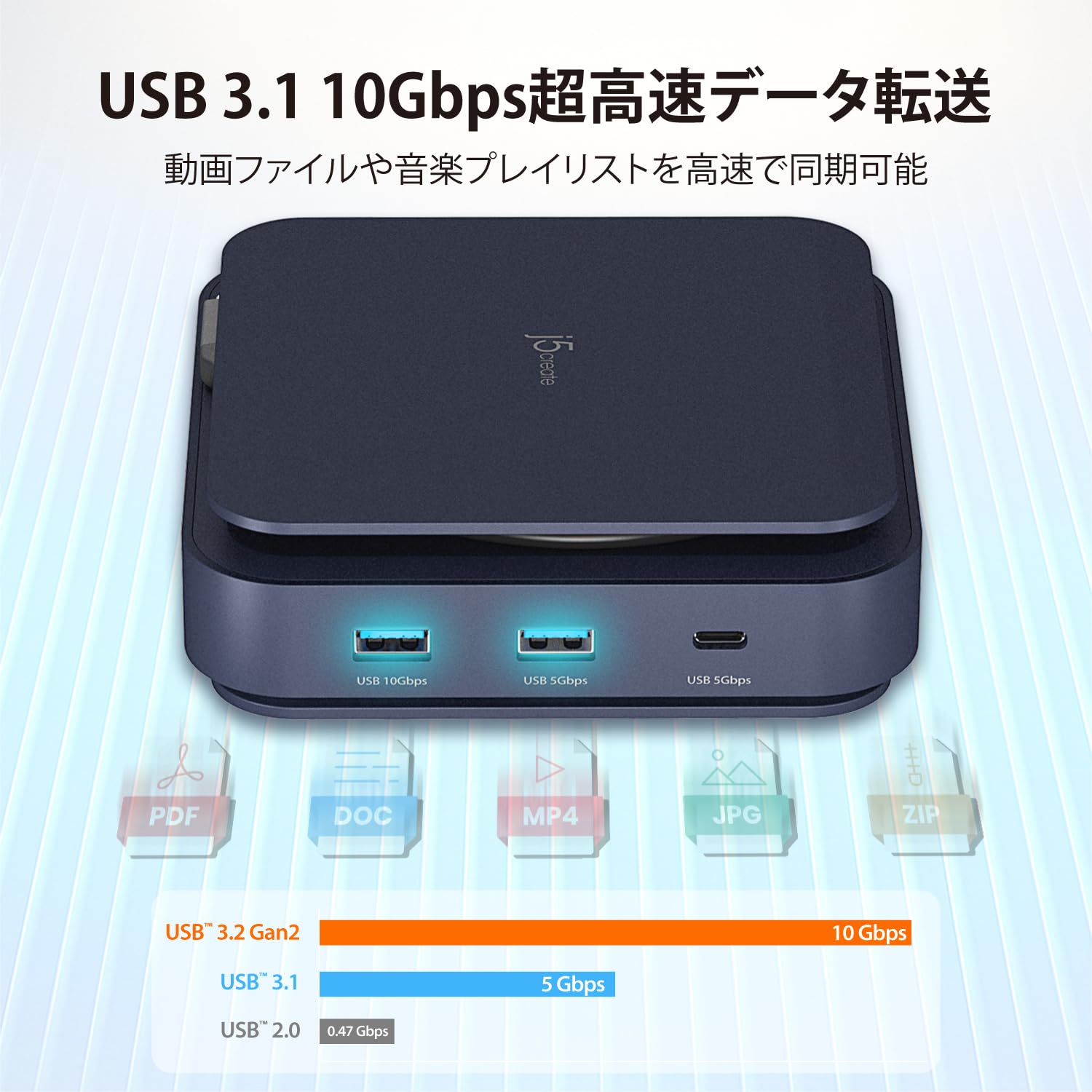 Amazon.co.jp: j5create USB Type-C Dock with Dual 4K HDMI