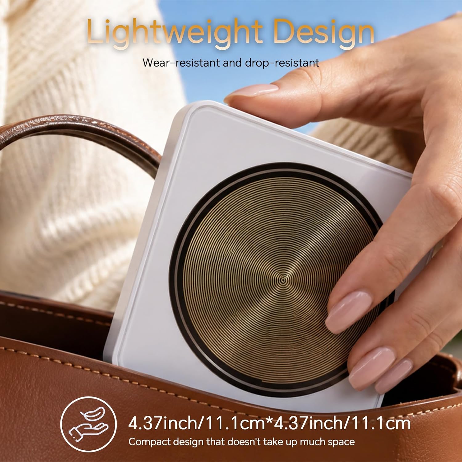 Schumann Resonance Generator, Adjustable from 0.01Hz-200kHz, Frequency Generator with Timer and USB-C Rechargeable, Suitable for Bedroom Meditation, Yoga