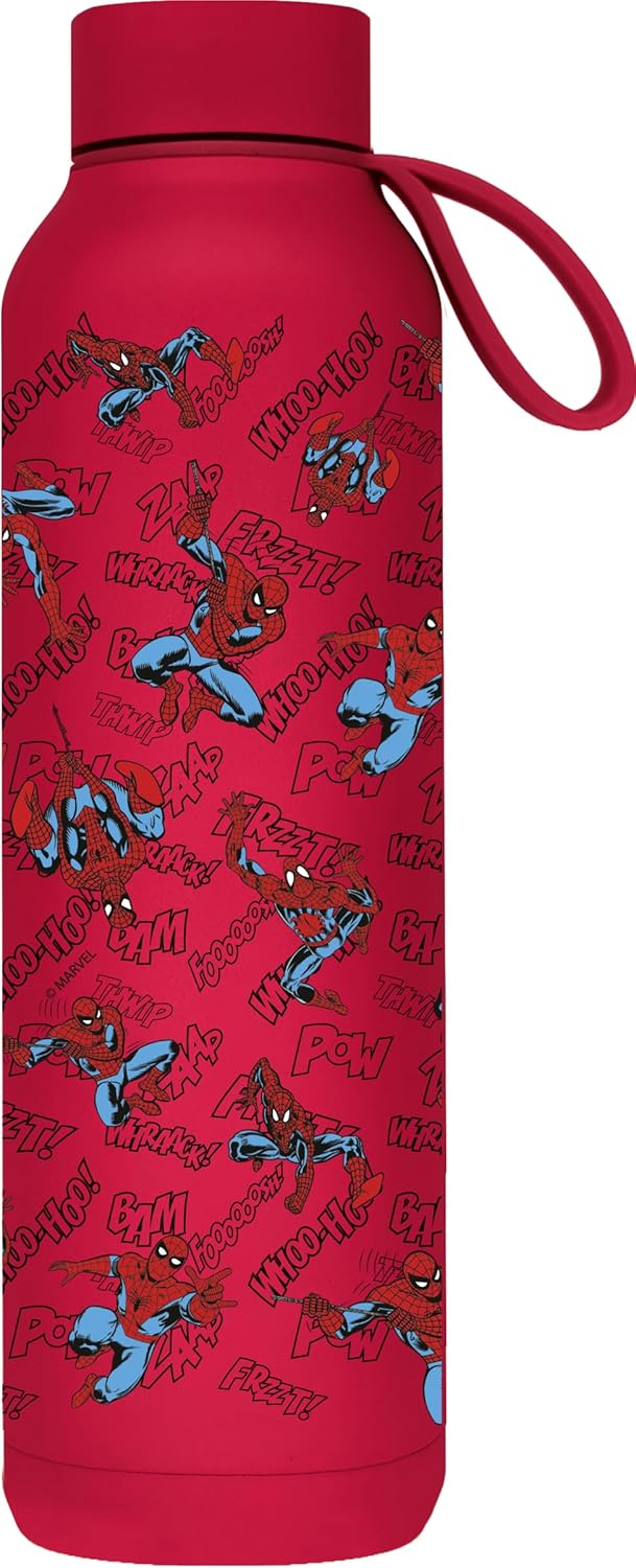 Quokka Captain America Retro Comic Thermos Flask Stainless Steel Solid Ultramarine 510ml