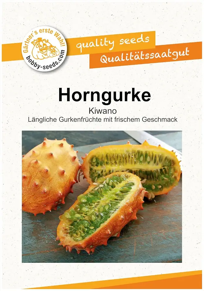 Kiwano Horngurke Gurkensamen von Bobby Seeds Portion