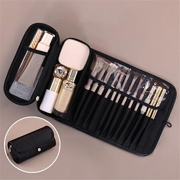 Makeup Brush Defender Pliable Plan Impermeable Substance Multiple Compartments Cosmetic Equipment Storage Bag Pliable Makeup Brush Planner