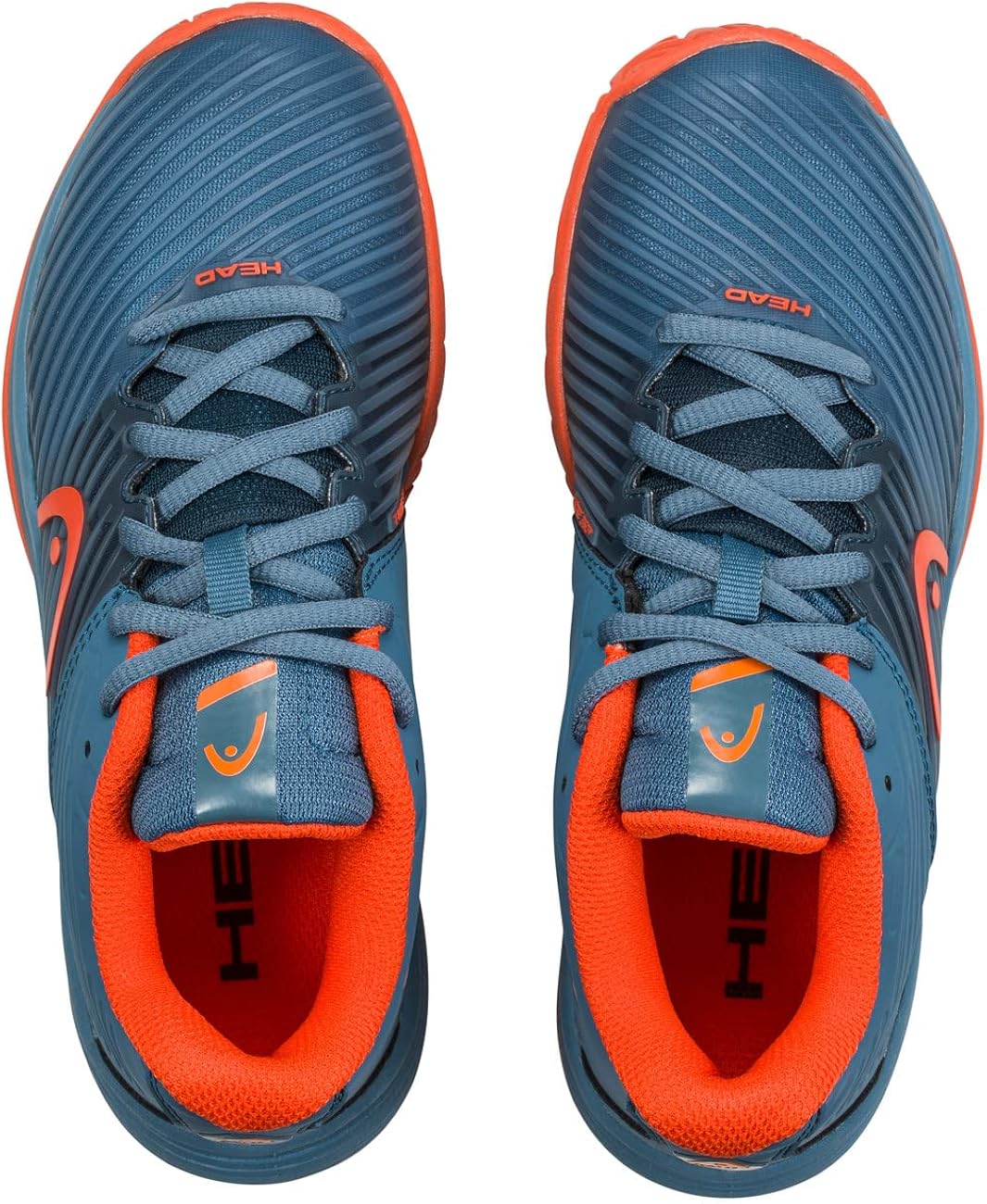 Head Revolt Pro 4.0 Junior Tennis Shoes (Bluestone/Orange) : Clothing, Shoes & Jewelry