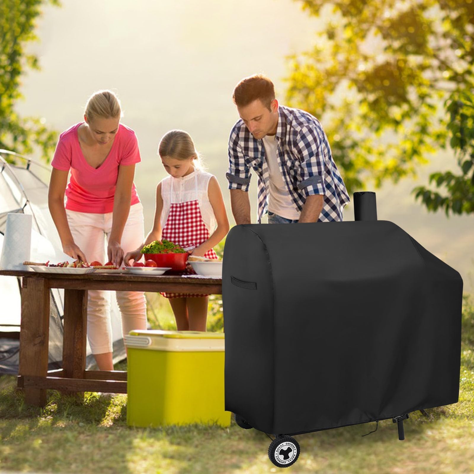 Andacar Grillabdeckung Für Royal Gourmet CC1830 – 111,8x70,6x109,9 Cm, Wasserdicht & UV-beständig
