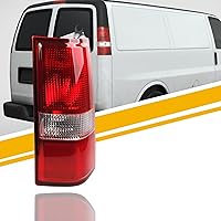 Dasbecan Right Passenger Side Tail Light for 2003-2023 Chevy Express & GMC Savana 1500/2500/3500 - Replaces 84639024