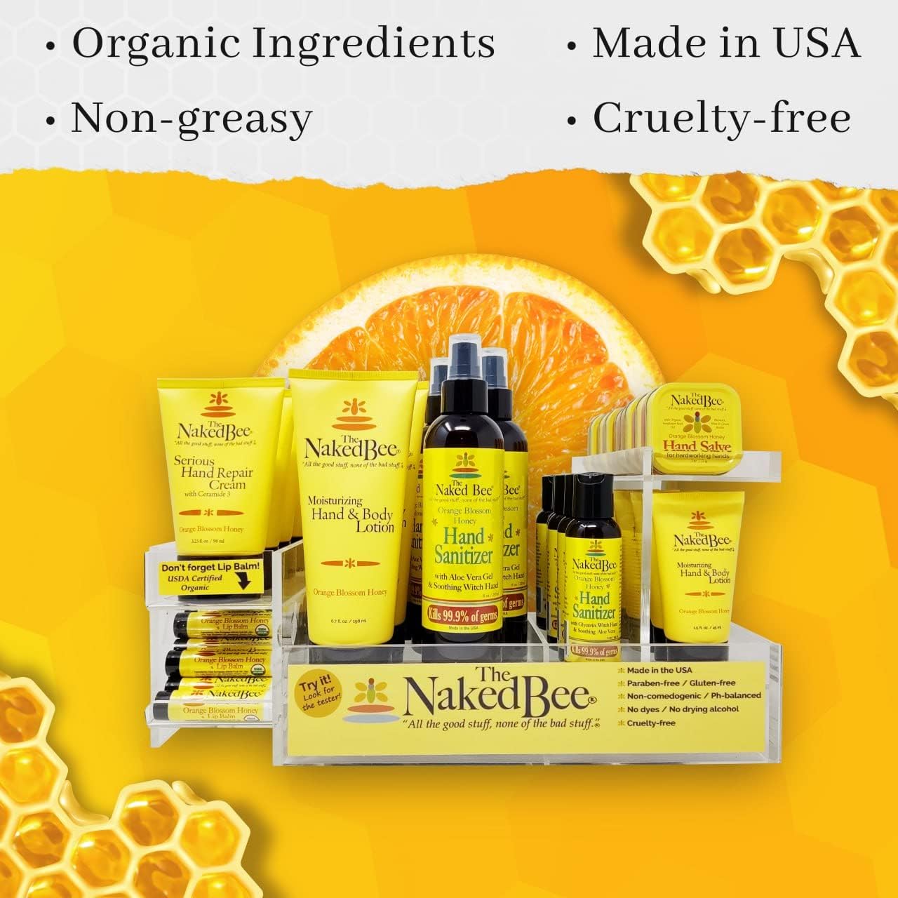 The Naked Bee Nourishing Body Lotion for All Skin Types (8 fl oz) Moisture Replenishing Lotion for Dry Skin with Vanilla Rose & Honey image 3