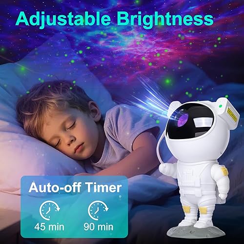 Miniatura 5 de Star Projector Galaxy Night Light,Birthday Gifts Toys for 2-10 Year Old Boys Girls- Astronaut Starry Nebula Ceiling LED Lamp with Timer and