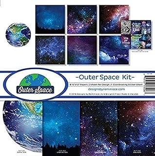 Reminisce OUT-200 Outer Space Scrapbook Collection Kit 12x12 inches