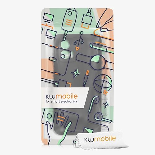 Miniatura 7 de kwmobile Funda compatible con Motorola Moto G73 5G - Funda delgada de silicona TPU - Acabado suave al tacto - Negro