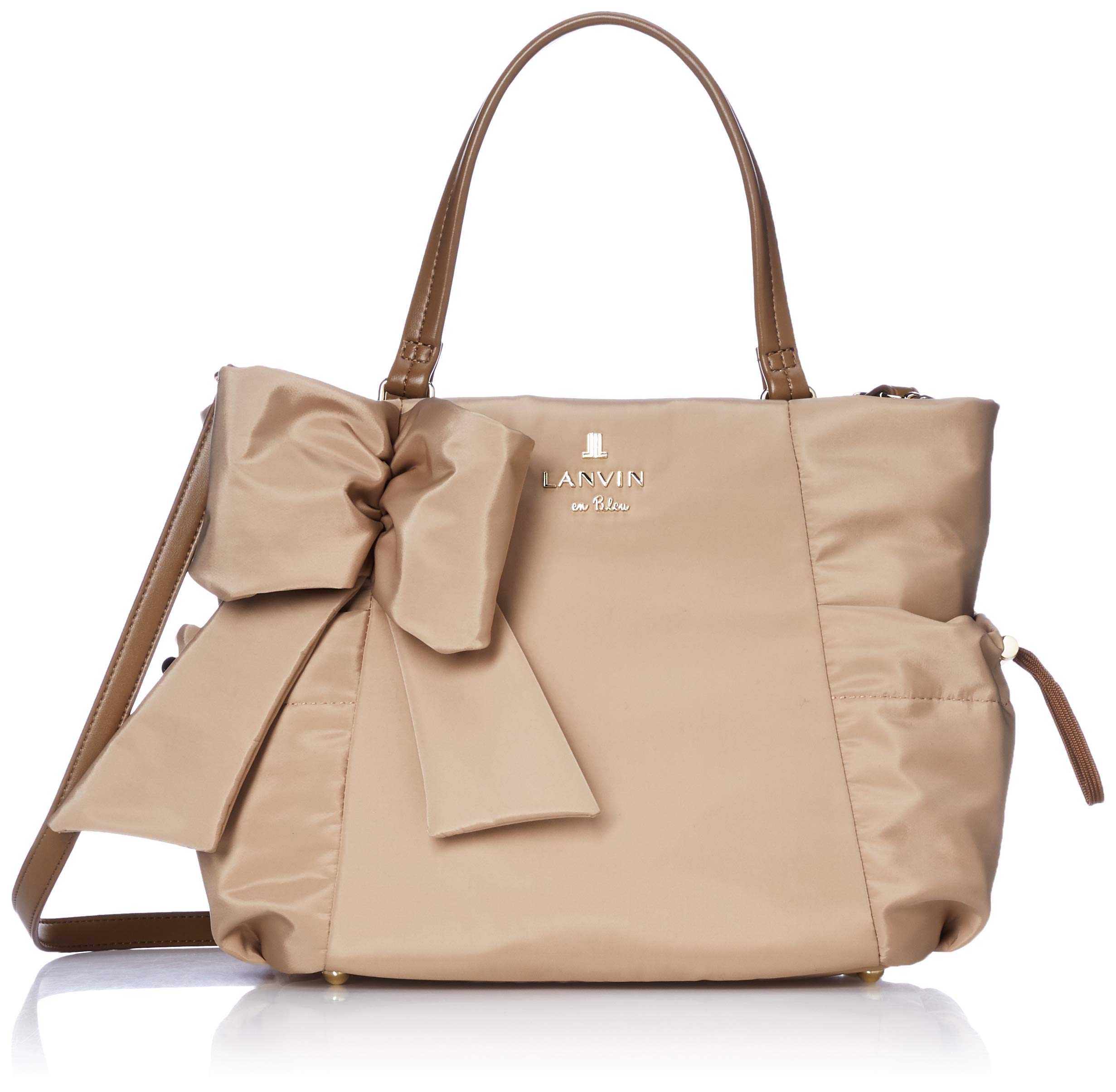 LANVIN en Bleu(ランバンオンブルー) 2-Way Tote Bag M, Biege