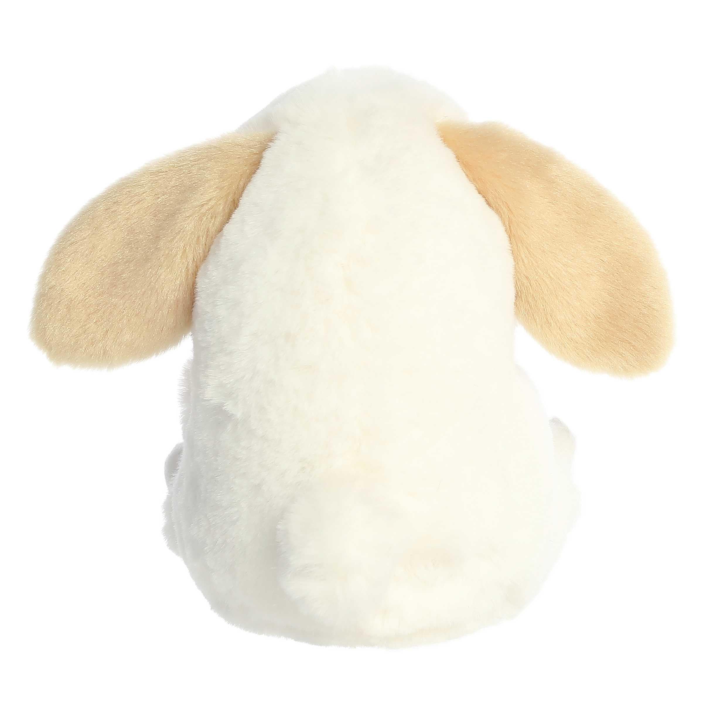 Aurora Round Rolly Pet Bouncy Bunny Stuffed Animal - Adorable Companions - On-The-Go Fun - White 5 Inches