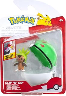 Pokémon PKW3641 Clip 'n'Go Poké Ball - Igamaro & Friends Ball, Official Pokéball with 5 cm Figure