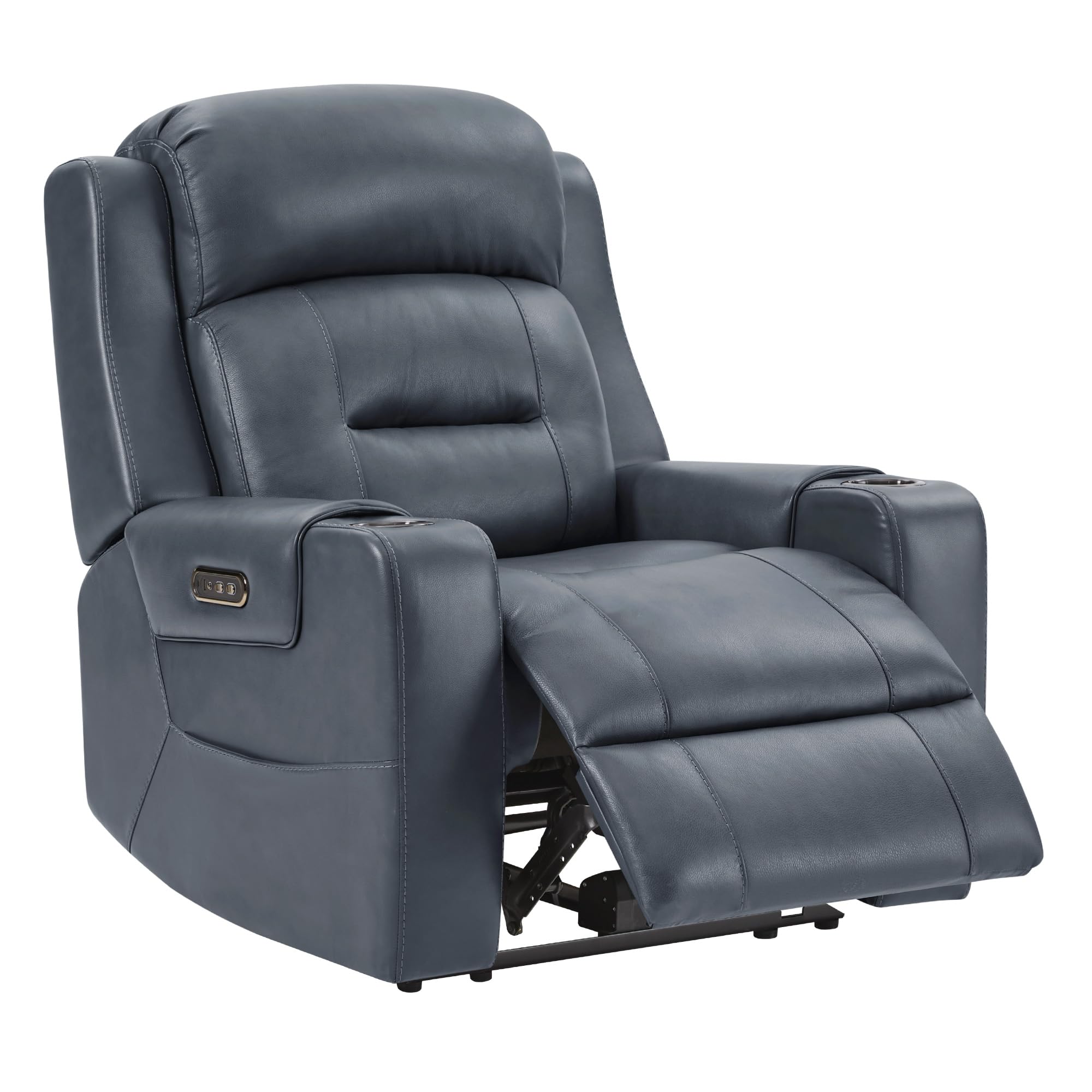 Watson & Whitely Genuine Leather Power Recliner Chair
