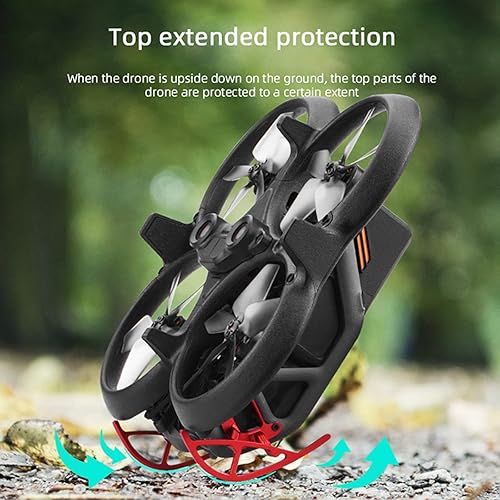 Miniatura 4 de Drone Gimbal Bumper Fit para DJI Avata FPV Drone Accesorios PTZ Protect Bar Cámara de aleación de aluminio Anti-colisión (negro)