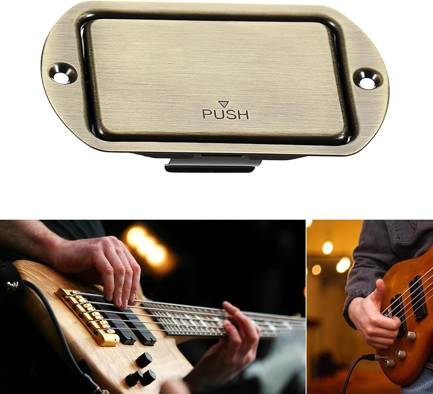 Stainless Steel Battery Case for 9V Batteries in Guitars Providing Maintenance and Wonderful Durability Battery Case for Guitar Effects