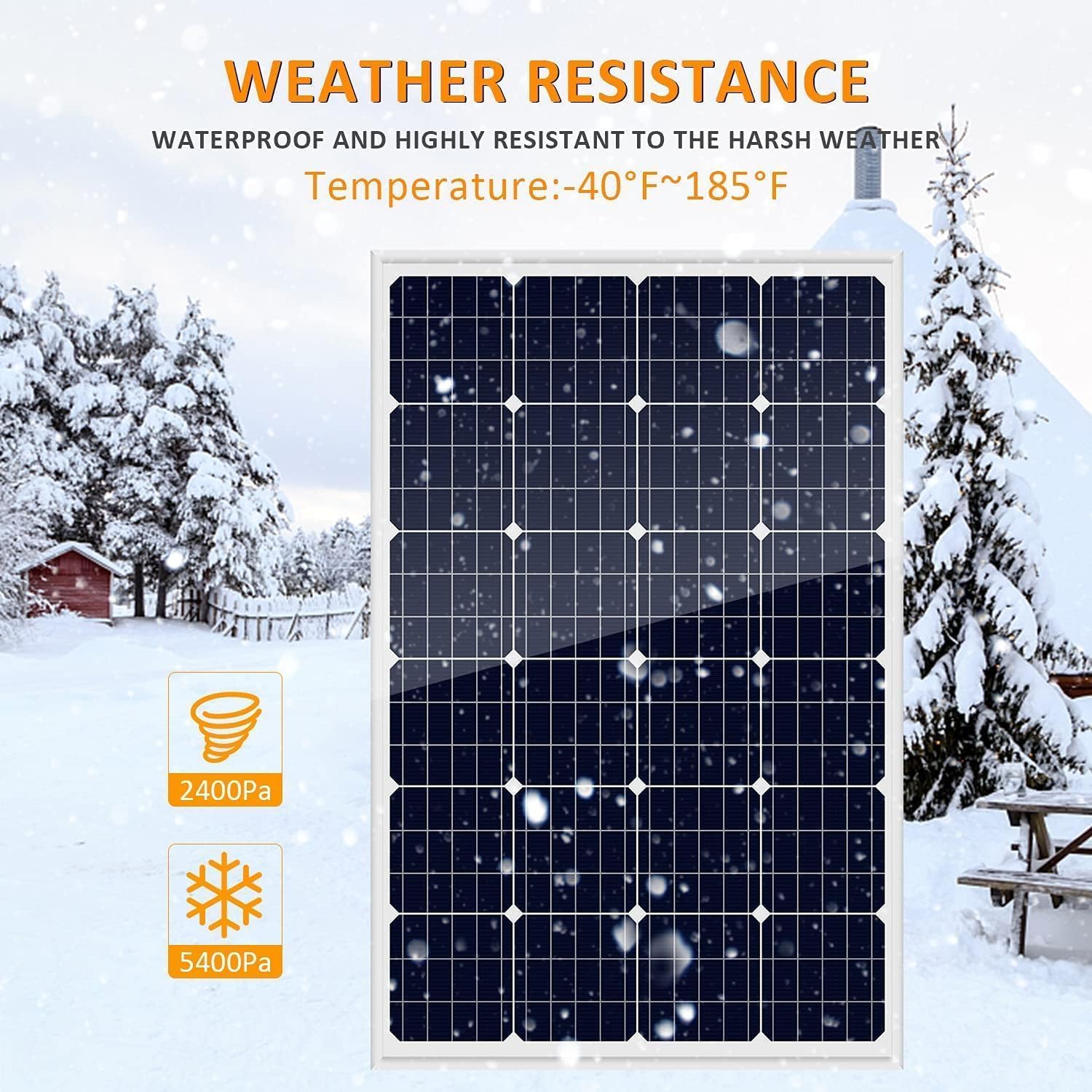 1.92KWH Complete Solar Panel Kit for RV Off Grid Solar System |2x100Ah LiFePO4 Lithium Batteries| 4x120W Mono Rigid Solar Panels |2000W Power Inverter|MPPT Controller|Trailer, Camper, Marine