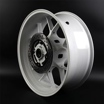 Rear Wheel Rims   Brake Disc Rotors for CBR600RR 2007-2017 Motorcycle Accessories CBR600RR CBR 600 RR CBR600 600RR 600CC White 1 Set 2008 2009 2010 2011 2012 2013 2014 2015