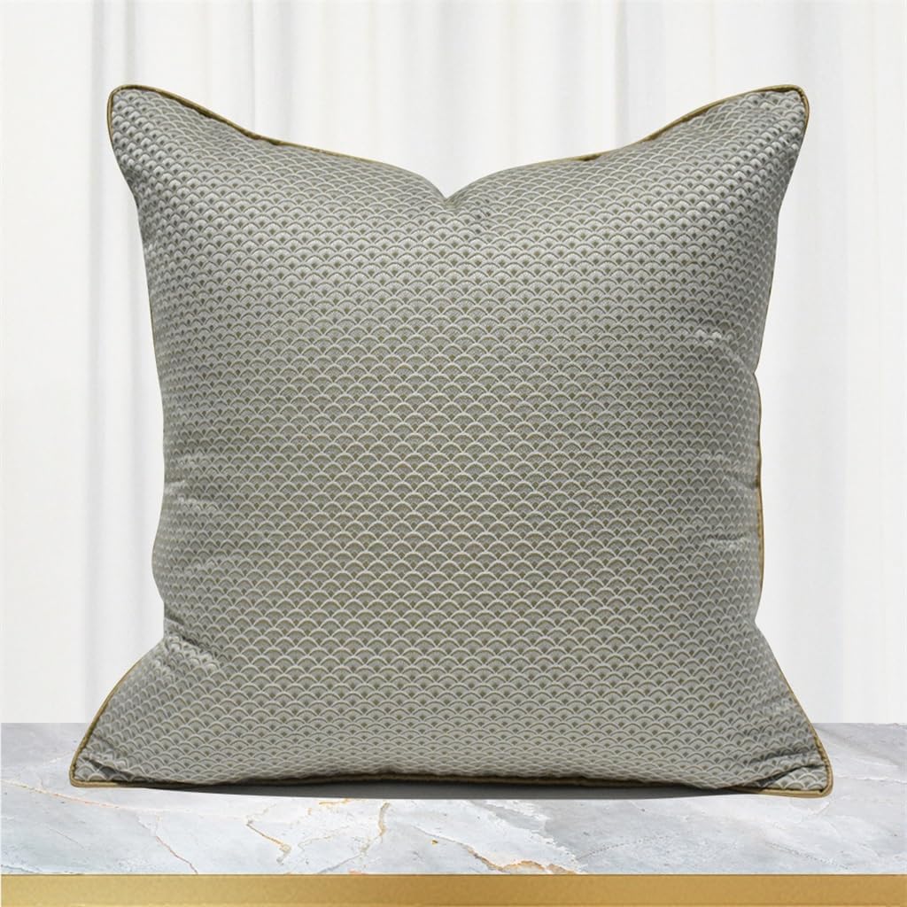 HBJWOV Hotel Model Room Sofa Pillow Gray Brown High Bedroom Living Chair Cover