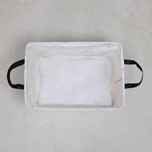 Miniatura 8 de Fankang - Papeleras de almacenamiento, cesto plegable de lona para ropa sucia con revestimiento impermeable de PE, grandes cestas de almacenamiento